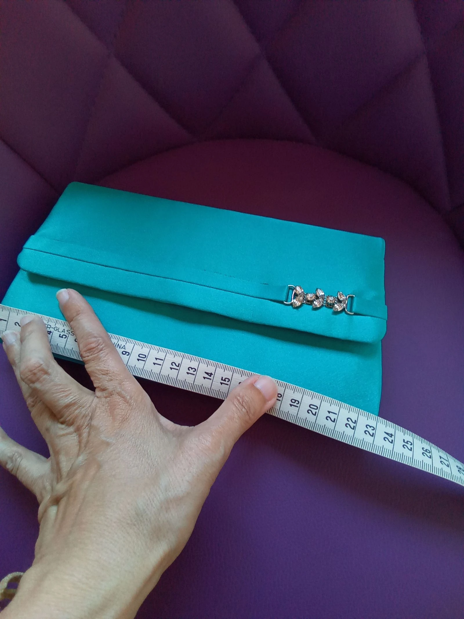 Turquoise feesttas (blauwgroen) – photo 6